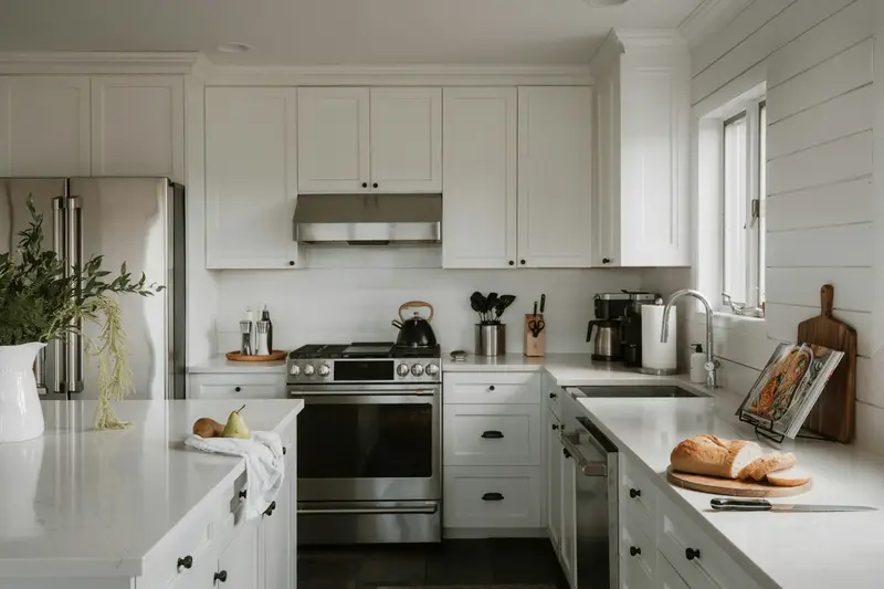 Bright, clean kitchen