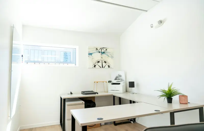 Bright, clean office